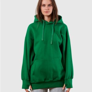 Sudadera con capucha verde personalizada de fabricante OEM, forro polar de algodón con colores personalizados y bordado al mejor precio, Sudadera con capucha unisex de gran oferta - Product Image 1