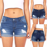 Cepler ile kadın kadın Denim için 2025 toptan Denim tasarım şort Denim şık şort markalı OEM nefes