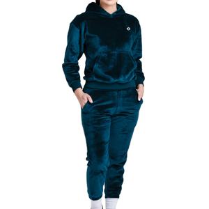 Pulls en velours personnalisés pour femmes, streetwear et sweats décontractés, vente en gros de pulls en molleton doux avec logo personnalisé, marque privée, fournisseur américain - Product Image 2