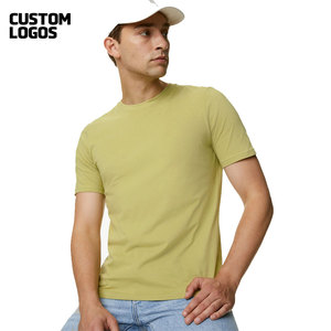 Blanco verano nuevo 100% algodón hombres manga corta Camiseta casual cuello redondo media manga suelta transpirable BASE TOP camiseta - Product Image 3