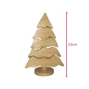 Décorations de Noël en gros de haute qualité pour la maison et le salon, ornements artisanaux en bois pour arbre de Noël - Product Image 5