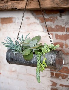 Juego de Cubos Metálicos Navideños con Diseño de Cardenales, Macetas Decorativas Navideñas, Decoración Rústica de Invierno para Exteriores - Product Image 5