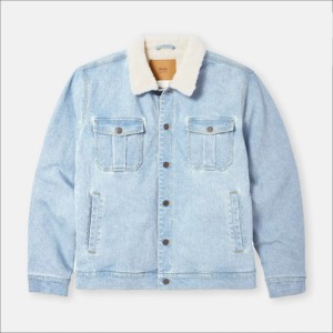 Veste pour homme, manteaux en jean pour homme, manches longues classiques, veste bleue déchirée, vêtements d'extérieur, veste en jean délavée, commandes OEM - Product Image 1