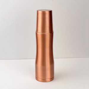 AZ ENTERPRISES Bouteille d'eau en cuivre artisanale moderne de haute qualité |   Cuivre pur à 100 %, écologique, grande capacité, santé ayurvédique - Product Image 2