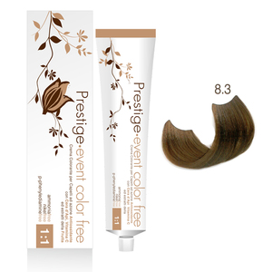 Crème colorante permanente pour cheveux Prestige BotaniColor sans ammoniaque 100 ml, extraits d'herbes, tous types de cheveux, tons dorés - Product Image 2
