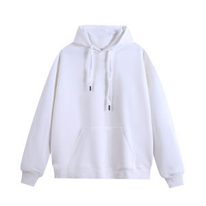 Sweat à capuche en polaire surdimensionné avec logo personnalisé Sweat à capuche unisexe en coton mélangé 100% coton avec poche kangourou - Product Image 6