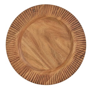 Plato de madera de estilo indio para platos de cena y platos para eventos 100% plato de cena de comida de la mejor calidad hecho a mano buen precio - Product Image 4