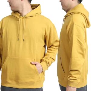 Sweat à capuche respirant personnalisé Performance Mélange de coton poly Performance Pull d'entraînement Coupe athlétique Vêtements de sport Sweat à capuche - Product Image 2