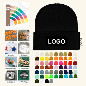 2026 Individuelles Logo <span class=keywords><strong>Beanie</strong></span> Warme Strickmütze Winter-<span class=keywords><strong>Beanie</strong></span> Designer Bedruckte Siebdruck-Beanies für Männer mit Strasssteinen - Product Image 4