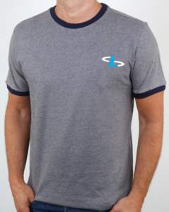 T-shirts épais 100% coton de haute qualité T-shirt uni brodé imprimé surdimensionné T-shirt personnalisé pour hommes de grande taille - Product Image 5