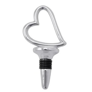 Modern Luxury <b>Wine</b> <b>Bottle</b> <b>Stopper</b> with Heart Design Eco-Friendly Wedding Gift for Bar Accessories Made Durable Metal - Product Image 6