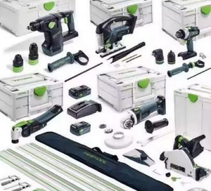 New arriver Festools 18v 5 Piece Brushless 2 X 5.2ah Ultimate <b>Builders</b> Combo Kit - Product Image 1