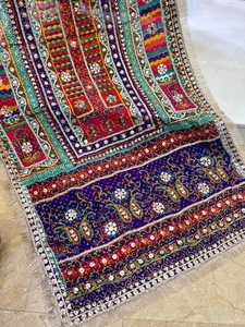 Recién llegado, ropa de boda de lujo hecha a mano, bloque de seda junto con tela de Chal turco de oro rosa indio, seda mediana | Ssumaira - Product Image 6