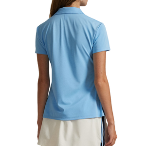 Polos transpirables personalizados para mujer de manga corta con tela de algodón de primera calidad y diseño informal de moda para un uso elegante - Product Image 2