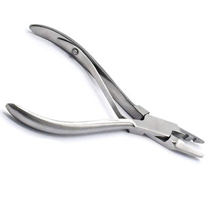 Hair Extensions Plier <b>Puller</b> for Nano or Micro Nano Rings Silicone Micro Beads Tool/ Silicone Micro Rings Beads Stainless Steel - Product Image 4