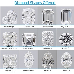 เพชรที่ใช้ในห้องทดลองทรงกลมสวยงามขนาด0.50กะรัตมีคุณภาพดีสีอี VS1ชัดเจนห้องปฏิบัติการที่สร้างเพชรสำหรับการทำเครื่องประดับ - Product Image 3