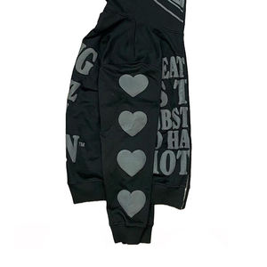 Alta calidad personalizado 3D Puff impresión Logo Pullover EE. UU. Tamaño 100% algodón liso Puff estampado hombres sudadera sudaderas con capucha - Product Image 3