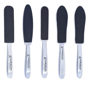 Lime à pied professionnelle en acier inoxydable, éliminateur de callosités, outil de pédicure, râpe à pied en métal avec papier de verre - Product Image 6