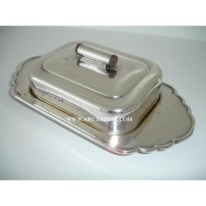 Plato de mantequilla de decoración de diseñador estándar hecho de plato de mantequilla de Metal de cobre decoración del hogar plato de mantequilla para proveedores mayoristas - Product Image 3