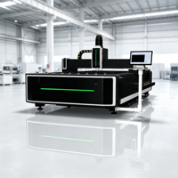Machine de découpe laser à fibre robuste LM-1530AF avec contrôle intelligent du gaz pour la production de meubles métalliques, d'articles de cuisine et de pièces automobiles