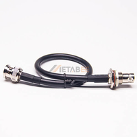 Câble BNC 75 Ohm RG59, fil coaxial, connecteur BNC mâle vers femelle, câble d'extension vidéo RF pour système de surveillance CCTV