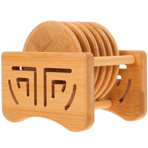 <b>Compostable</b> <b>wood</b> coasters - Product Image 6