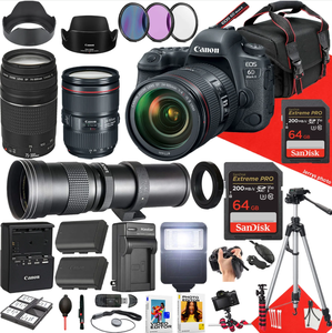 NOUVEAU Appareil photo reflex numérique Canon EOS 6D Mark II avec objectif EF 24-105mm USM, original et authentique. - Product Image 1