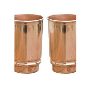 Elegante acabado mate Diseño Cobre Metal Vidrio al mejor precio Diseños famosos Vasos de artículos para beber más exigentes Precio barato - Product Image 3