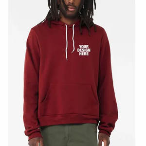 Sudadera con capucha de lana Unisex Bella Canvas, sudaderas con capucha para hombre, sudaderas con capucha informales de alta calidad, logotipo personalizado, sudaderas con capucha estampadas al por mayor - Product Image 4