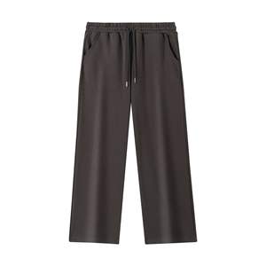 Pantalon de jogging personnalisé avec logo, imprimé, uni, marron, cargo, pour homme, pantalon de survêtement vierge, blanc, en molleton, pour homme - Product Image 3