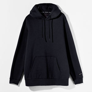 Sudaderas personalizadas de gran tamaño con capucha para hombre 100% algodón acogedor hombro caído en blanco Streetwear manga larga hombres sudaderas con capucha - Product Image 4