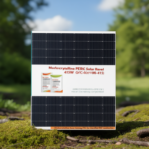 Panneau solaire monocristallin PERC 415W GC-108M-415W de Guocheng Energy, certifié TUV pour boîtier de jonction IP67 - Product Image 3