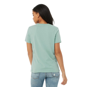 Bella + Toile Femme Ring-Spun Crewneck Peigné T-Shirt 60% Polyester 35% Rayonne 5% Spandex Dames Prix de gros T Patches - Product Image 2