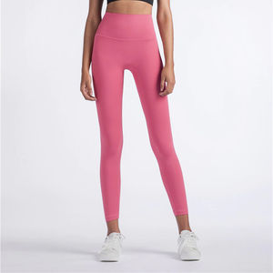 Leggings de sport pour femmes sans couture, faible MOQ, 100% coton, service OEM, leggings pour femmes de haute qualité, mi-longueur, taille moyenne - Product Image 3