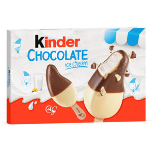 Delicia de Chocolate cremoso para helado de Chocolate Kinder Tasa baja Nuevo 4X38g o 4X55ml Caja de embalaje Suavemente deliciosas golosinas - Product Image 4