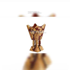 Brûleur islamique moderne fait main Ramadan époxy Bakhoor porte-encens en bois de séquoia encens indien usage aromatique ArtisanVibe - Product Image 3