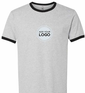 50 poliéster 25 algodón 25 rayón camisetas unisex Ringer tri-blend camiseta - Product Image 1