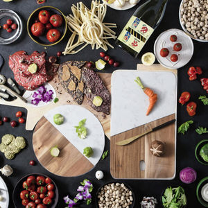 <b>Wooden</b> Chopping Board Medium Size <b>Kitchen</b> <b>Accessories</b> Dishwasher Safe Reusable Sustainable Cutting Board for Home Hotel - Product Image 3