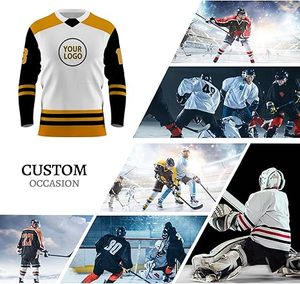 Le plus populaire concevez votre propre logo uniforme de hockey sur glace grande taille pour adulte - Product Image 1
