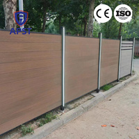 Panneaux de clôture d'intimité en plastique WPC Sitong pour extérieur, treillis et portails de jardin