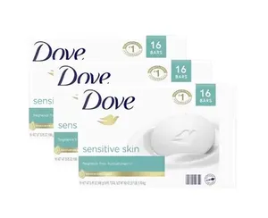 Jabón de Baño Dove Sensitive Beauty Bar para Hombre, Antiséptico, Hidratante, Sin Perfume, Hipoalergénico, para Todo Tipo de Piel - Product Image 5