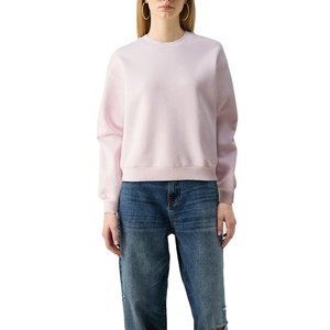 Sweats à capuche respirants pour femmes de grande taille Sweatshirts à col rond surdimensionnés Streetwear Pakistan Prix de gros pour la saison d'hiver - Product Image 4