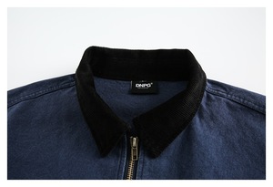 Veste matelassée d'hiver pour homme en toile polyester/coton, coupe-vent, à capuche, service OEM pour la vente en gros - Product Image 2