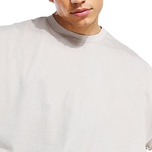 Ensemble t-shirt et short surdimensionné 100% coton décontracté pour hommes Costume de sport d'été de haute qualité pour la piste ou le fitness comprend un short - Product Image 4