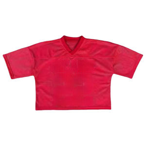 เสื้อฟุตบอลตาข่ายขนาดใหญ่สำหรับผู้ชายเสื้อฟุตบอลแบบย้อนยุค - Product Image 4