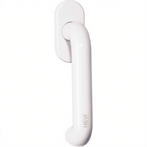 HEWI 111FG.1 30mm <b>Plastic</b> <b>Window</b> Handle 99% Pure White Standard for Curtain Poles Tracks & Accessories - Product Image 3