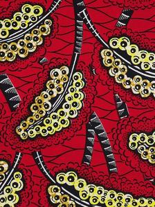 Impresión de cera Africana personalizada Maputo de alta calidad y tela de algodón Ankara para ropa, vestidos, bolsos, manualidades OEM de confianza - Product Image 4