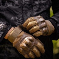 Gants tactiques de sport Punchin en microfibre à doigts entiers, haute qualité, pour activités de plein air, avec protection des articulations, équipement de défense personnelle