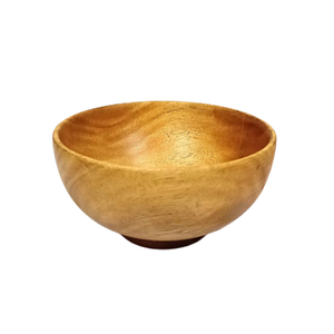 Tazón Artesanal de Madera SUAZ, Hecho a Mano, en Tamaños Personalizados, Tazón Redondo de Madera 100% Premium, Tazón de Madera al por Mayor - Product Image 1
