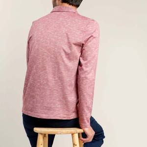 Camiseta Informal de Fibra de Bambú Transpirable para Hombre con Logotipo Personalizado, con Dos Botones y Estampado Personalizado en Tela Jersey - Product Image 2